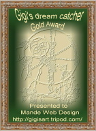 Gigis Dream Catcher Award